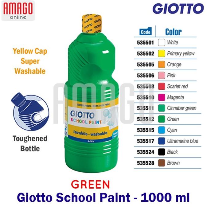 

Giotto School Paint - Green - 1.000 Ml - 535512