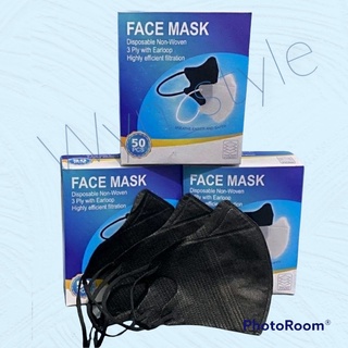 DUCKBILL FACE MASK ISI 50pc 3PLY BOX RAMDOM