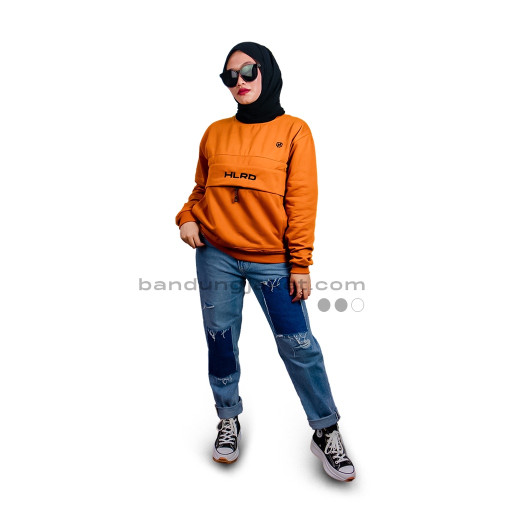 HOLYRIDER Sweatshirt Kagoule Mustard