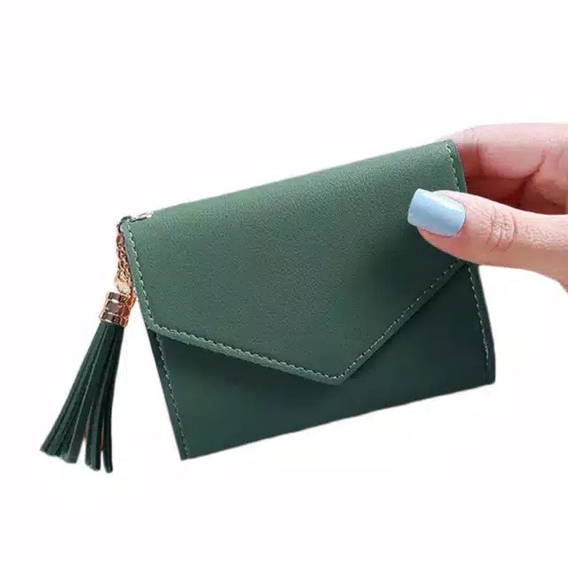 [LOKAL] DOMMO - D1326 DOMPET MADAM - Dompet Lipat Wanita Korea Fashion Batam