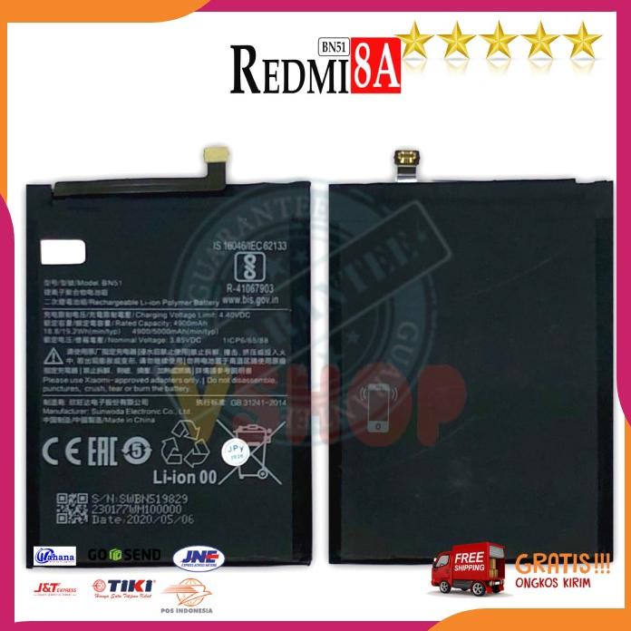 Acc Hp Baterai Xiaomi Redmi 8 Redmi 8A Redmi 8A Pro Bn51