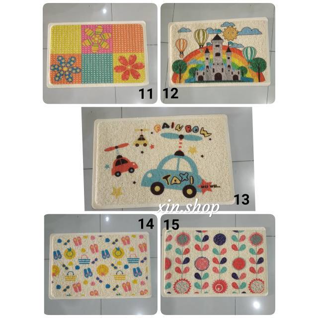 Keset Mie Bihun Shabby Chic Shabbychic Printing Doormat Shopee