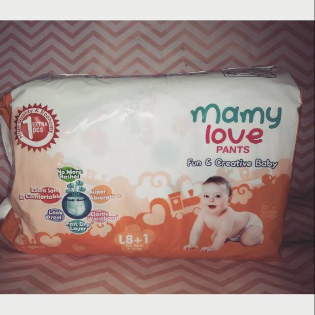 Mamy Love diapers murah L8