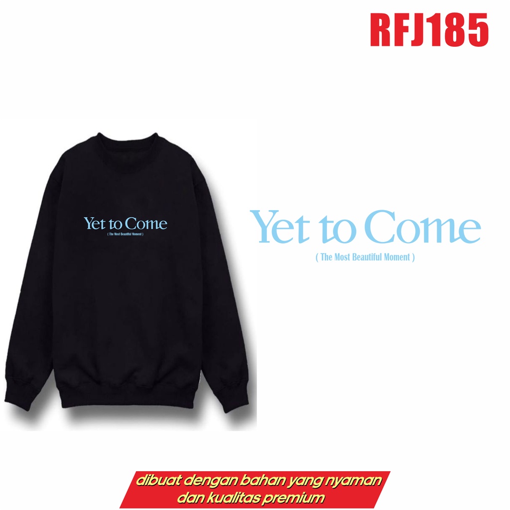 MURAH!!! SWEATER HOODIE YET TO COME RFJ185 JIMIN TAEHYUNG JUNGKOOK