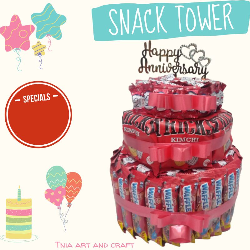 

bouqet/Snack tower aniversary birthday