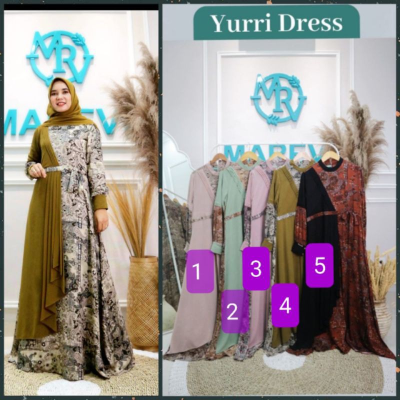 Gamis YURRI Dress by MAREVI Official ORI #48