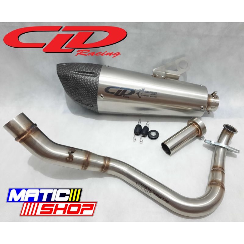 KNALPOT CLD SHARK SERIES LONG VARIO 150 PCX DAN HONDA ADV