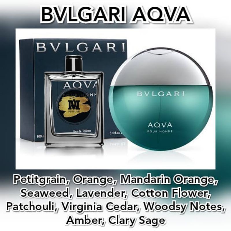 Premium Parfum Refill Bvlgari Aqua 30ml - 55ml