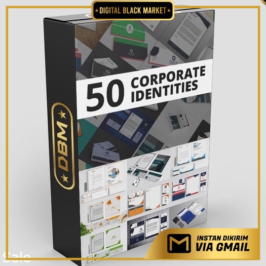 50 Corporate Identities Bundle- Photoshop &amp; Illustrator - Business Branding