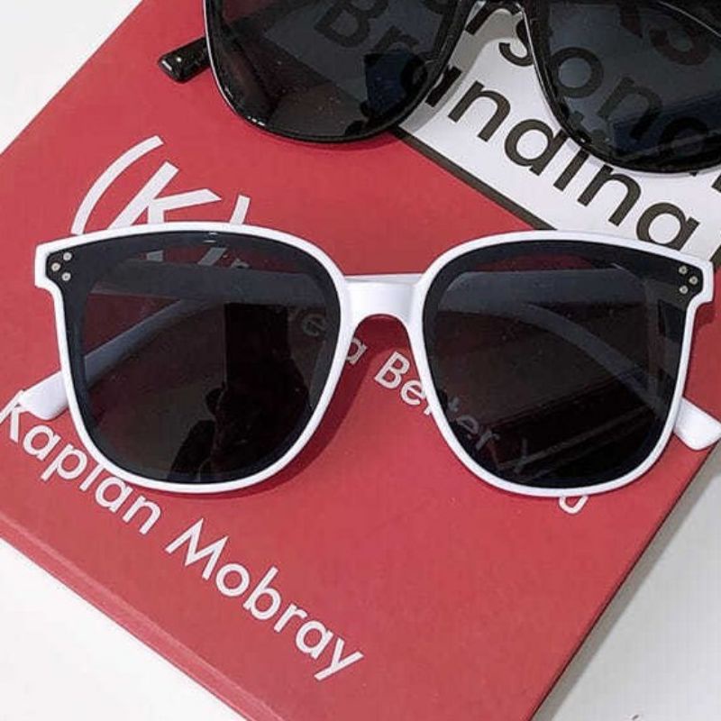 Kacamata Outdoor Anti UV Wanita Cewek-C1B putih