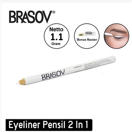 ✨SHASYA✨ BRASOV Eyeliner Pencil Pensil 1.1g Waterproof BPOM