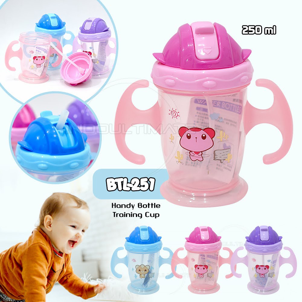 Training Cup Bottle 300mL BTL-251 Botol Minum Anak Bayi Balita Botol Minum Anak Peralatan Makan