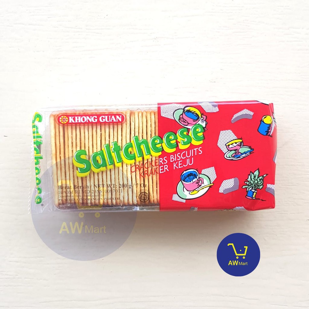 BISKUIT SALTCHEESE KHONG GUAN 200 GRAM - ORIGINAL &amp; SWEET SPICY