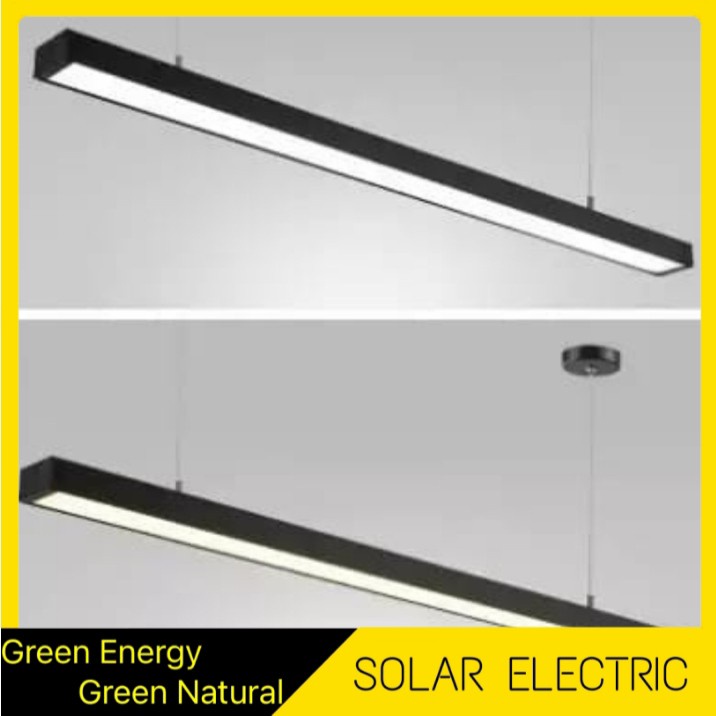 Lampu LED Balok Linear Chandelier Gantung Office Kantor Modern Minimalis Mewah