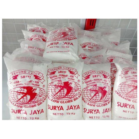 

pasti diskon TEPUNG LARUT SRITI - BAHAN PEMBUAT KUE - SWALLOW GLOBE BRAND SURYA JAYA 500 GR