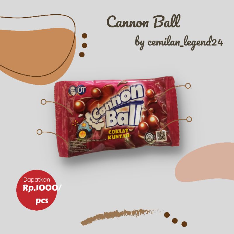 

Cannon Ball / Permen Cannon Ball / Makanan Ringan / cemilan / Permen COD