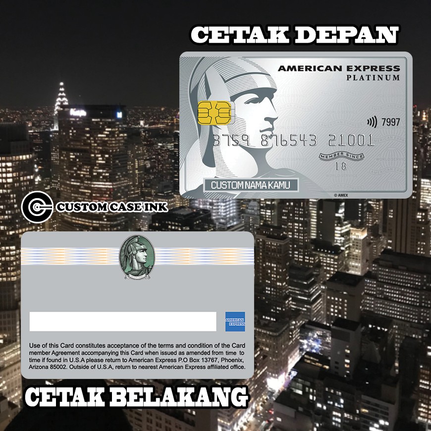 KARTU FLAZZ BCA GEN 2 DESIGN AMEX PLATINUM || EMONEY CUSTOM BRIZZI TAPCASH E MONEY