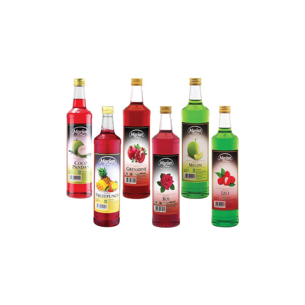

MARJAN BOUDOIN SYRUP/SIRUP / COCOPANDAN / MOKA / MELON / VANILA / STRAWBERRY / LECY / ROSE