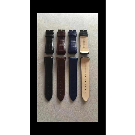 Strap tali jam tangan Guess kulit leather strap jam Guess