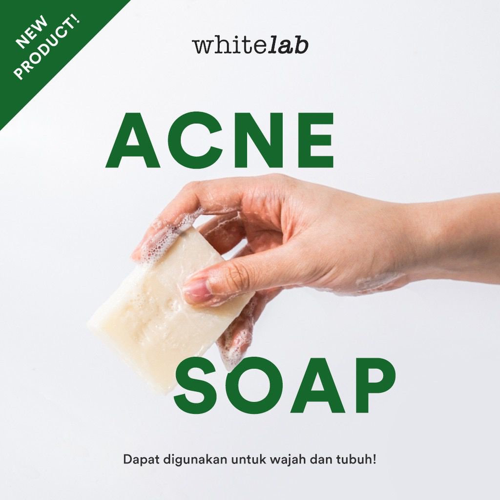 Whitelab Acne Soap Bar Sabun Wajah Berjerawat