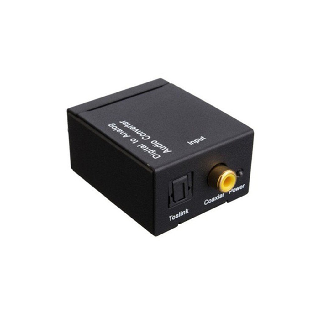 Toslink Digital to Analog Audio Converter Optik RCA Coaxial