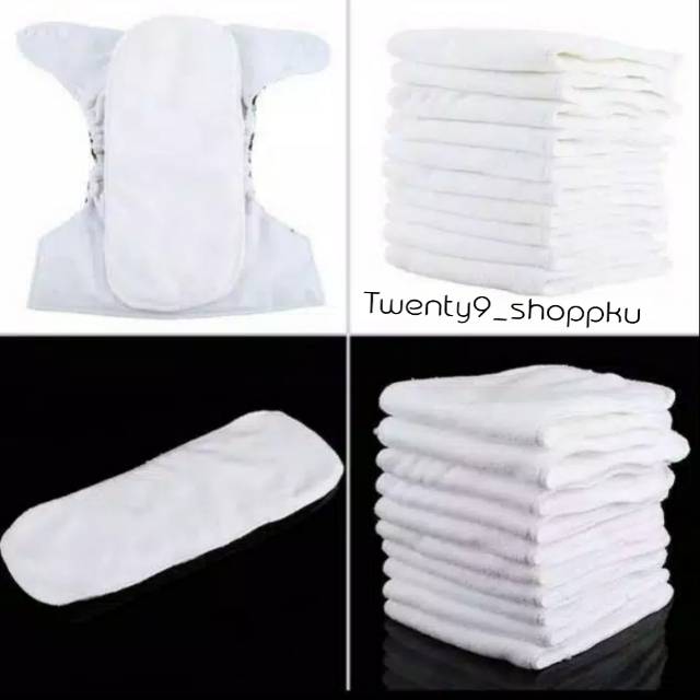 INSERT CLODI 4 LAYER BAHAN MICROFIBER/HANDUK