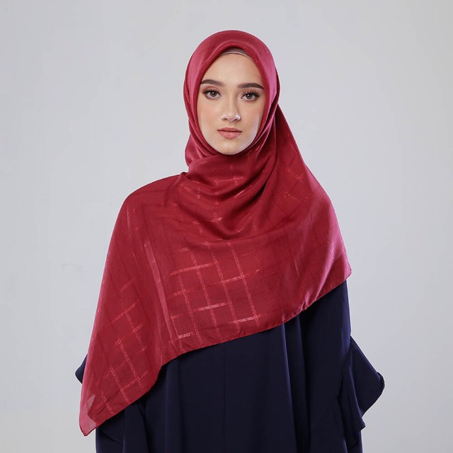 Zoya Scarf Haura Glitter maroon