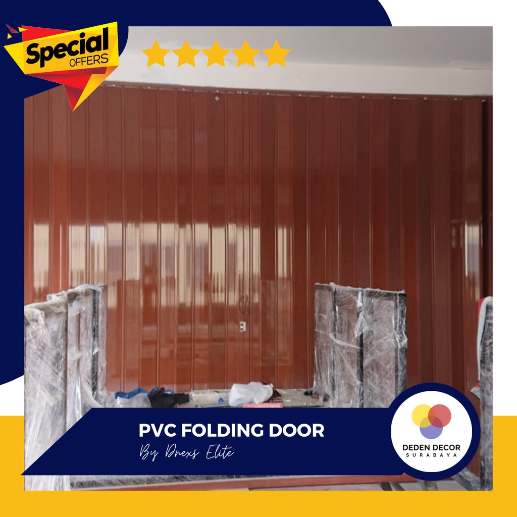 Penyekat Ruangan Minimalis - PVC Folding Door