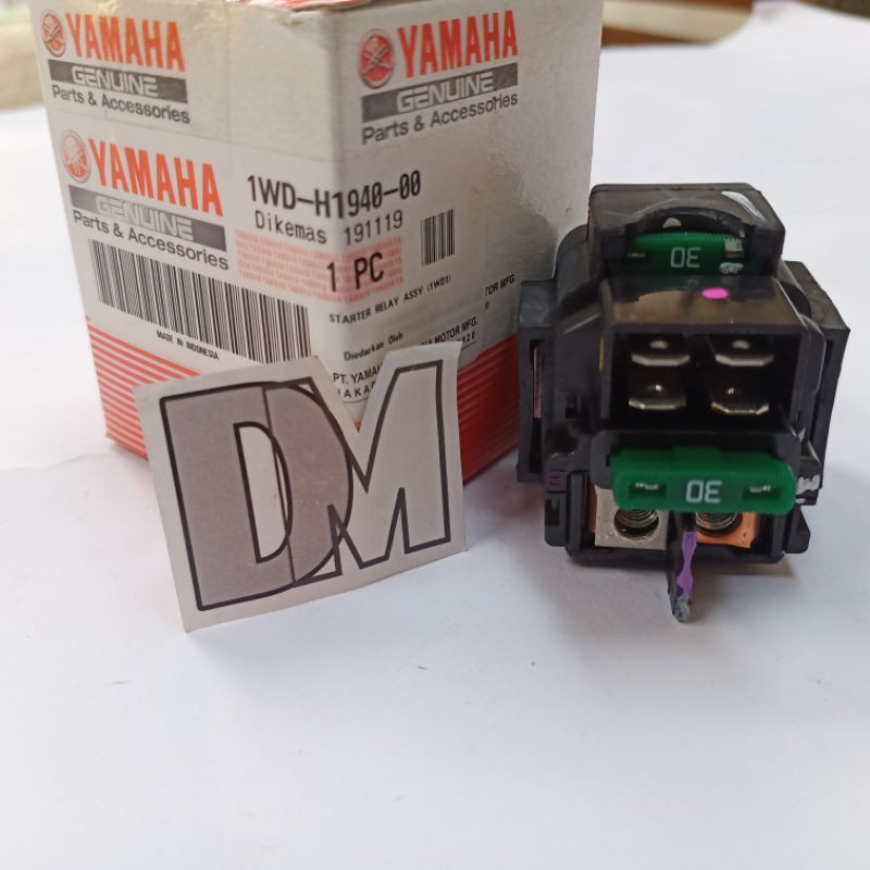 Bendik relay switch starter R25 asli original Yamaha 1WD-H1940-00