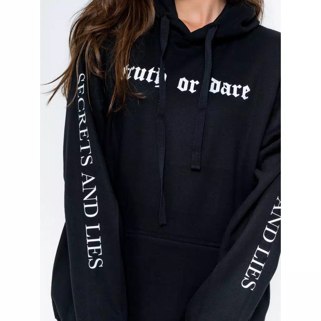Sweater Polos Hoodie Jumper Truth Or Dare  Size M-XXL ( Pria & Wanita )