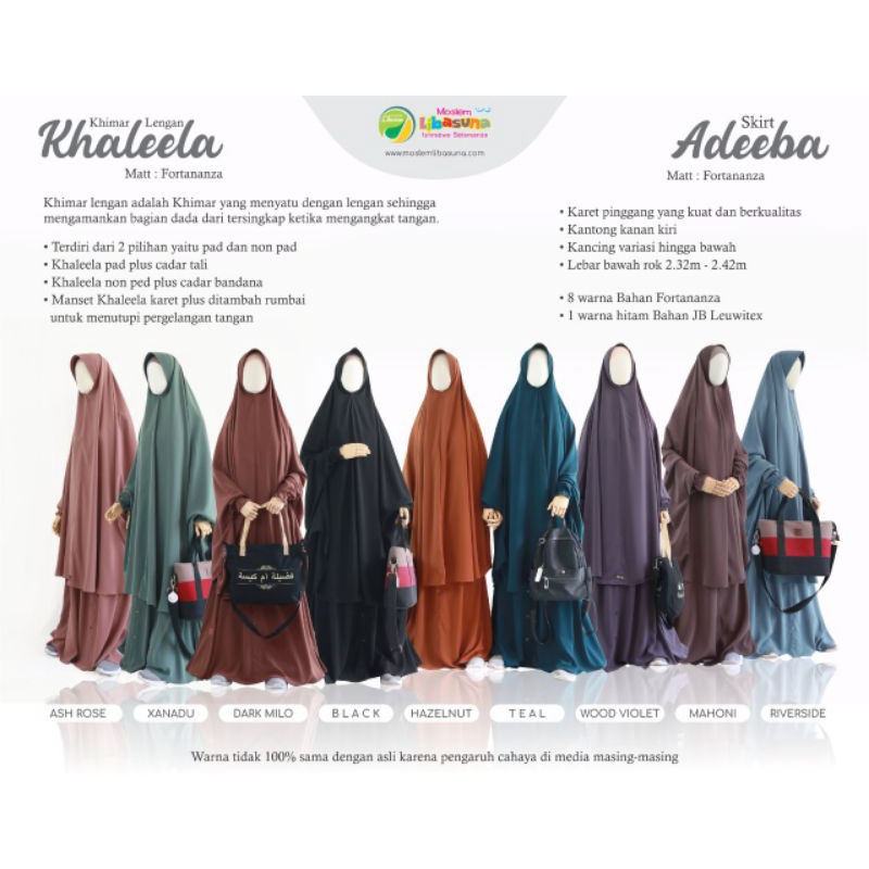Set Gamis "Khaleela Adeeba" by. Moslem Libasuna