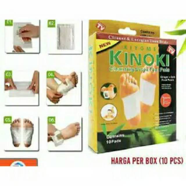 Kinoki gold detox foot pads