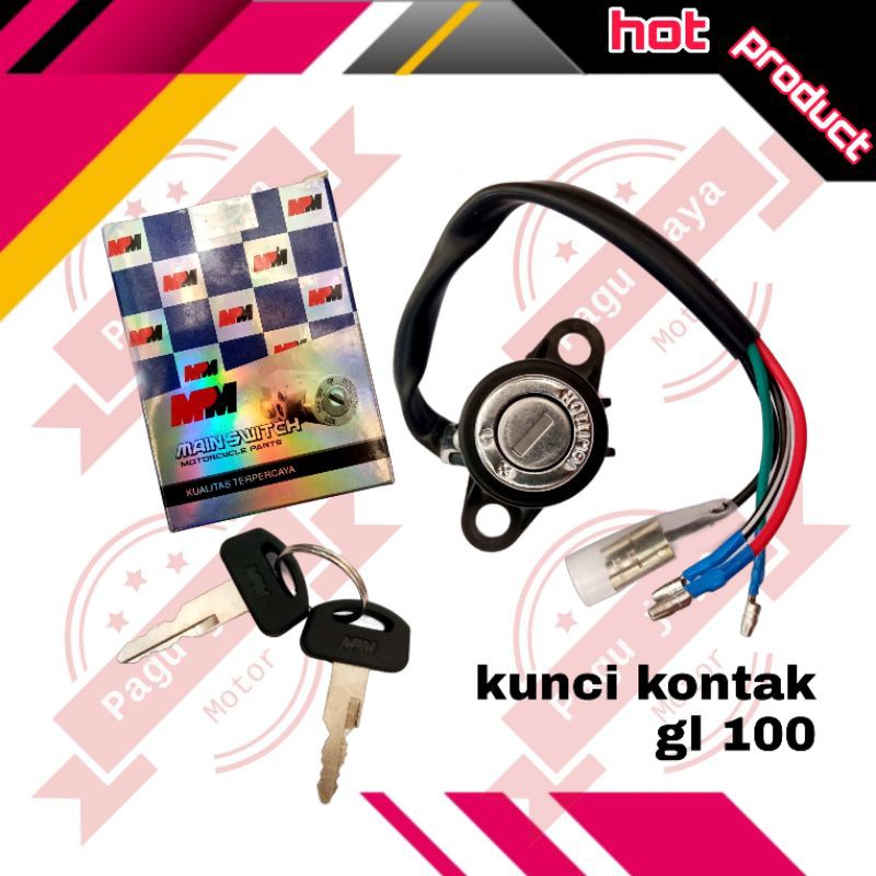 kontak gl 100 kunci standard pnp gl herex MPM