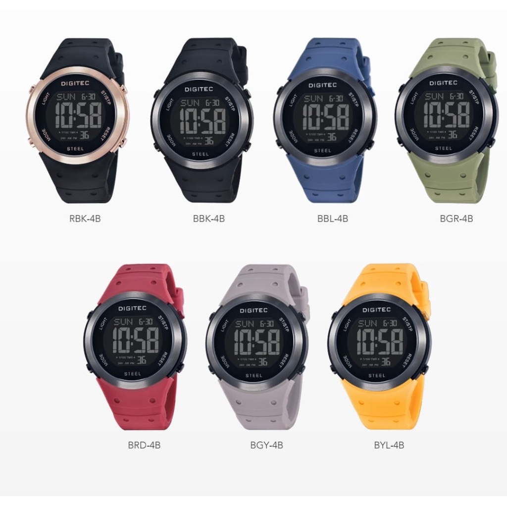 JAM TANGAN PRIA DIGITEC DGS 5185T DGS-5185T DG 5185T ORIGINAL ANTI AIR