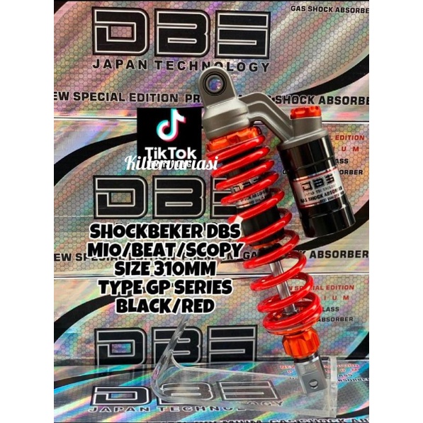 SHOCK TABUNG ATAS METIC DBS MODEL GP SERIES MIO BEAT VARIO 110 SCOOPY DLL