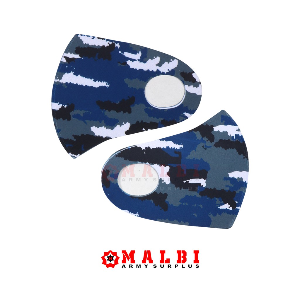 Masker Scuba loreng doreng TNI AL Militer