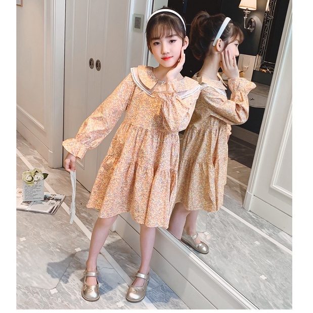 CHUBBI 129 Dress Anak Besar Perempuan Floral Candice