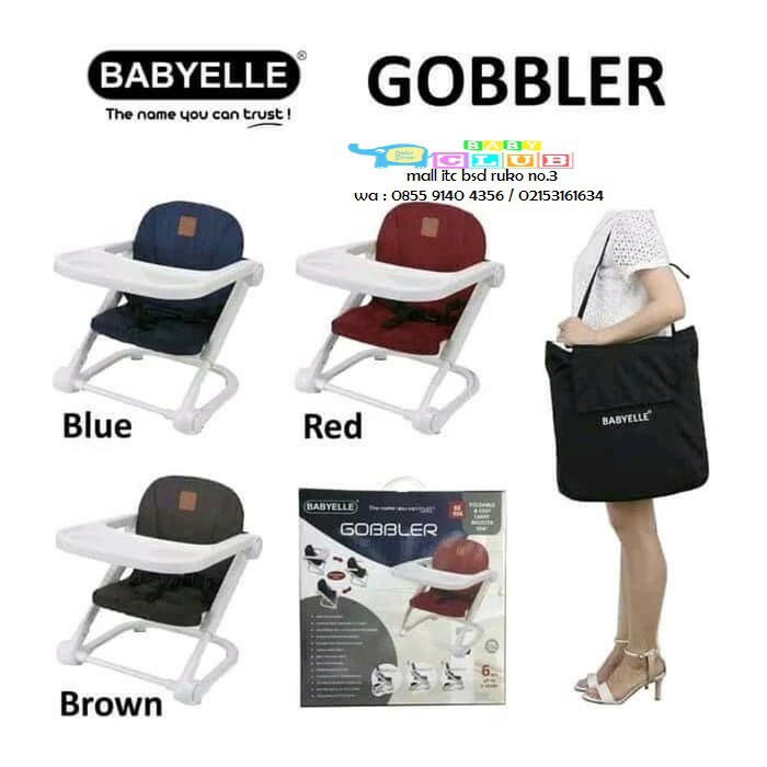 Babyelle Folding Booster Seat Gobbler / Kursi Makan