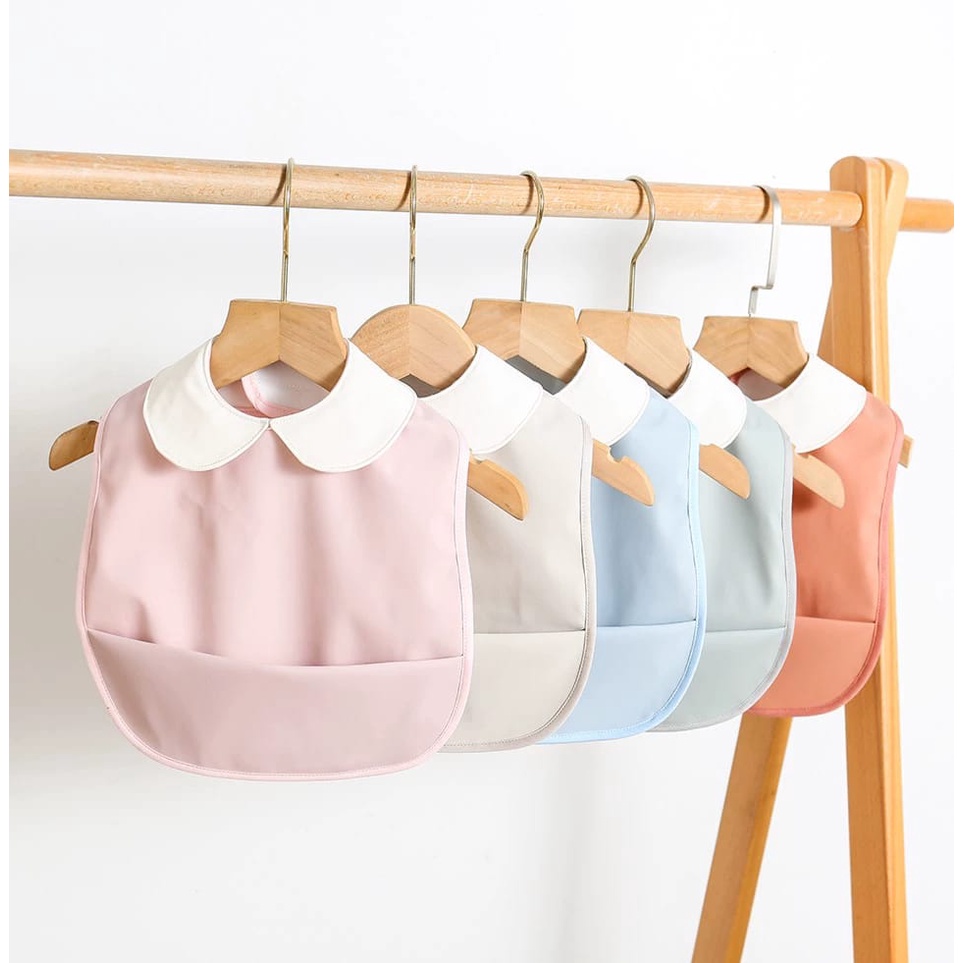 BIANCA - Bibs Kecil Anak / Celemek Anak Premium Denmark COLLAR POLOS