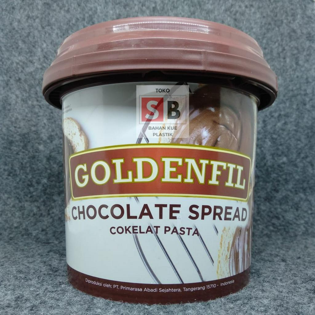 

GOLDENFIL CHOCOLATE SPREAD 1 KG/ GOLDENFIL SELAI RASA COKLAT 1 KG