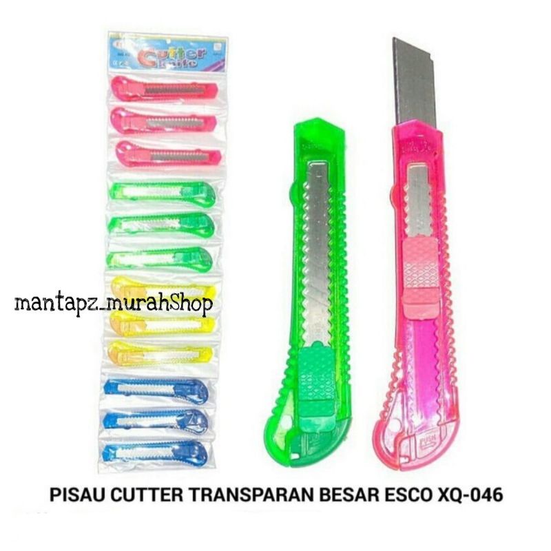 

PISAU CUTTER PLASTIK BESAR / KECIL (/PCS)