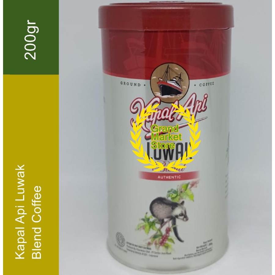 

Kapal Api Luwak Blend Coffee - Autehntic 200 gram / Kopi Luwak Kapal Api