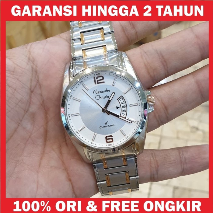JAM TANGAN ORIGINAL TANGA ALEXANDRE CHRISTIE 8289 AC8289 8289MD NEW RESMI GARANSI RESMI ORI PRIA COW