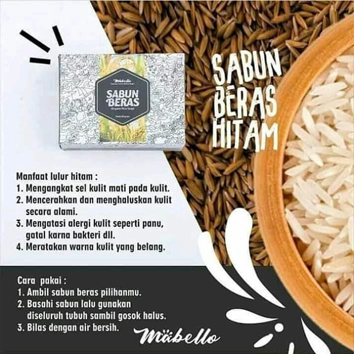 Mabello Sabun Lulur Masker Bedda Lotong Skincare Perawatan Wajah Jerawat Komedo Flek Hitam Mencerahkan Pemutih Wajah M15