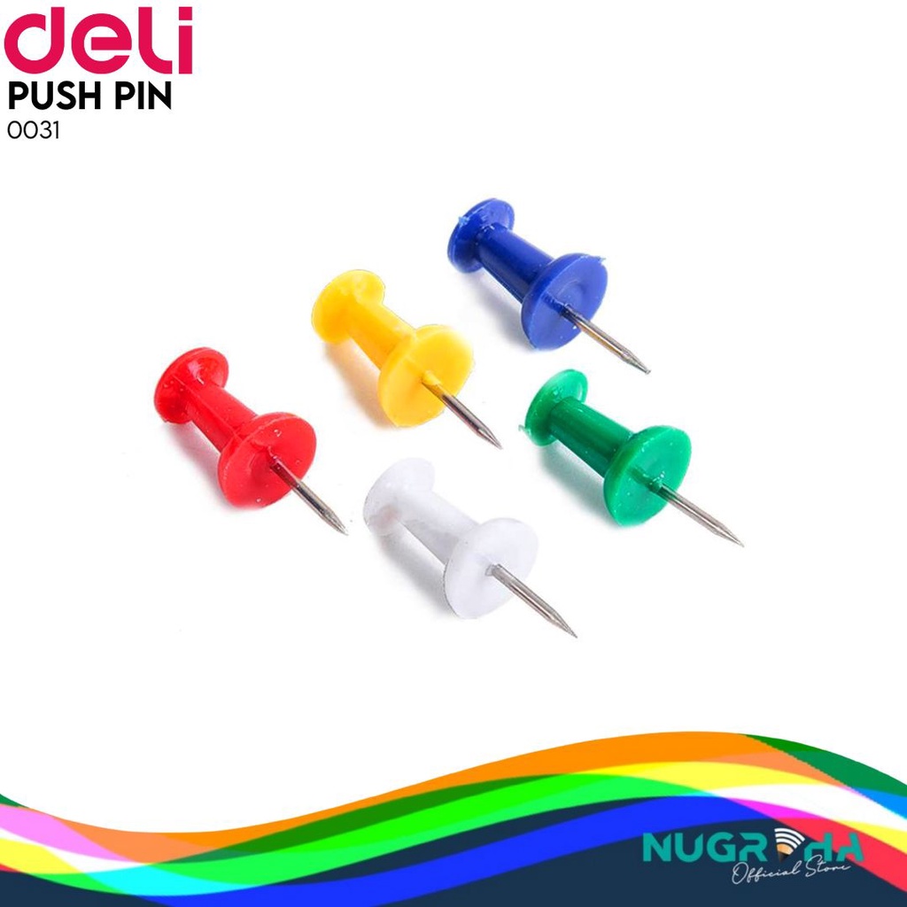 

Deli Office Consumable Color Push Pin [23 mm] E0031