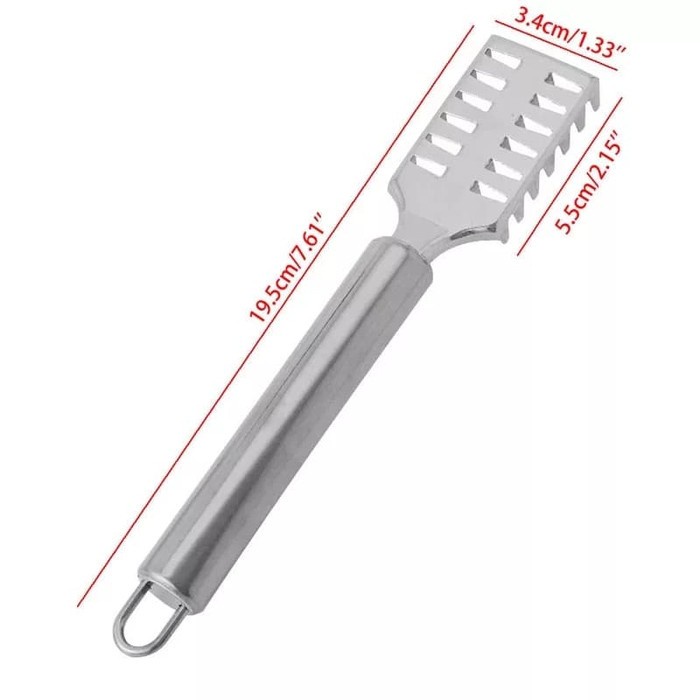 ALAT PEMBERSIH PENGUPAS SISIK IKAN STAINLESS PEELER/ PENGEROK SISIK/ FISH SCALE SKIN REMOVER