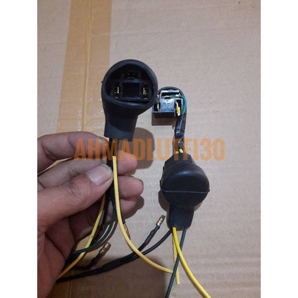 Soket Fitting lampu H4 Ori Minda motor mobil vixion scoopy verza byson dll