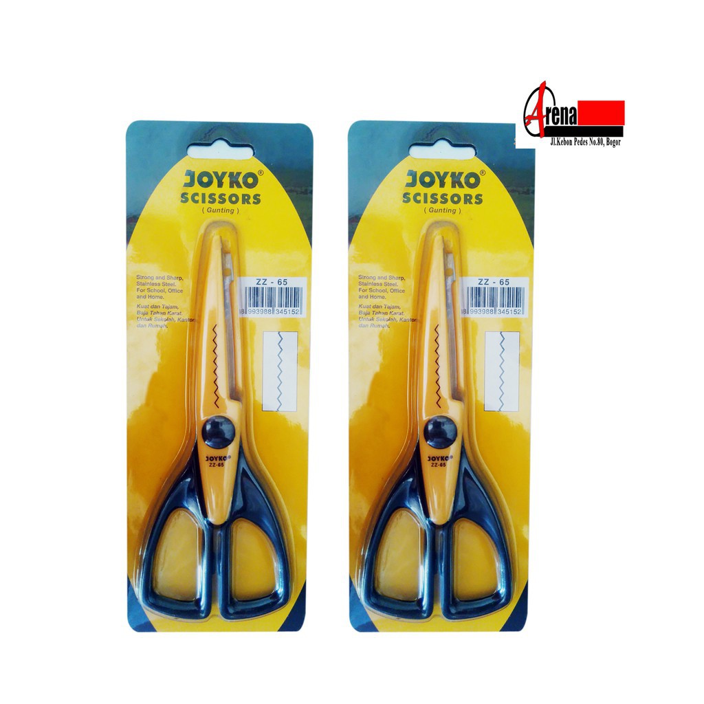 

Joyko Pinking Scissors ZZ65/ Gunting Zigzag/ Gunting Gerigi Murah