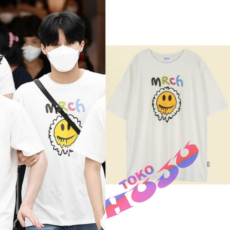 Baju T shirt Treasure Jeongwoo MRCH big smile Print DTF