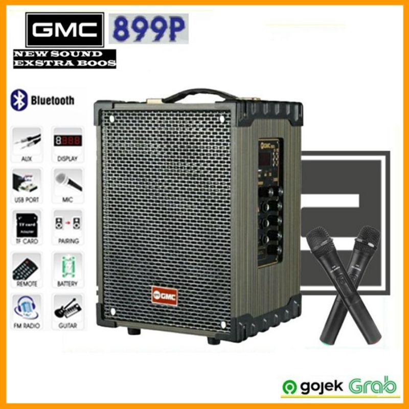 SPEAKER GMC MULTIMEDIA BLUETOOTH 899P + FREE WIRELESS MIC | TERMURAH NGEBASS